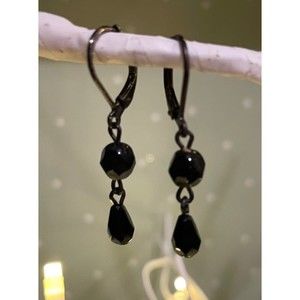 Black beaded Earrings
